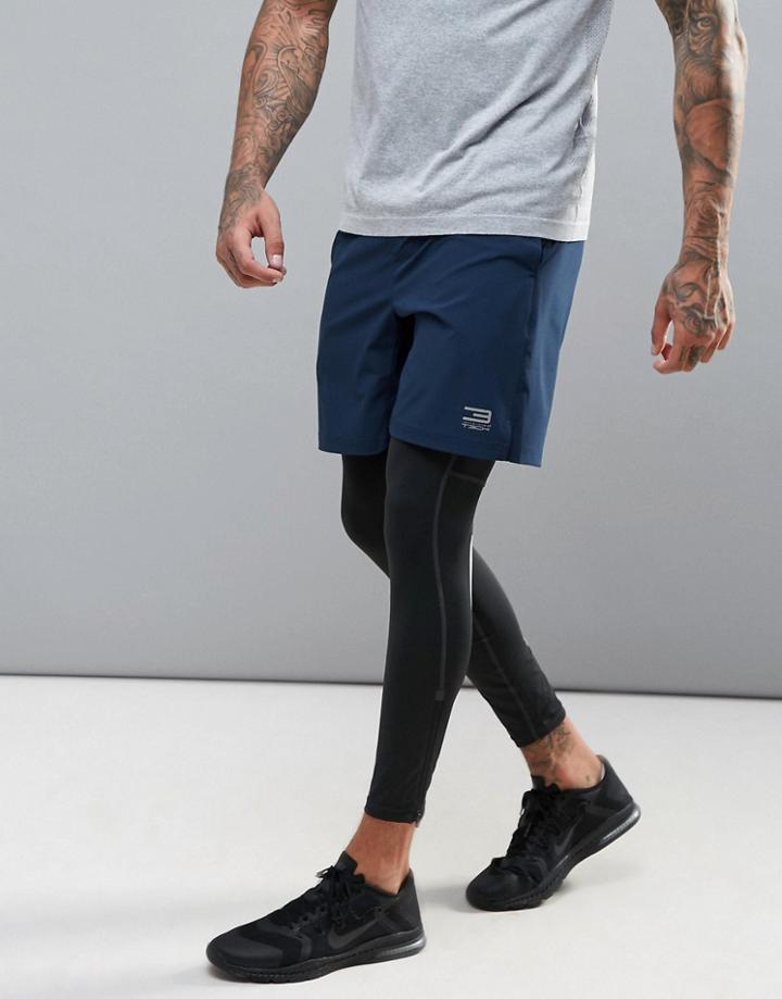 Jack & Jones Tech Training Shorts - Navy