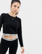 Moschino Long Sleeve T-shirt - Black