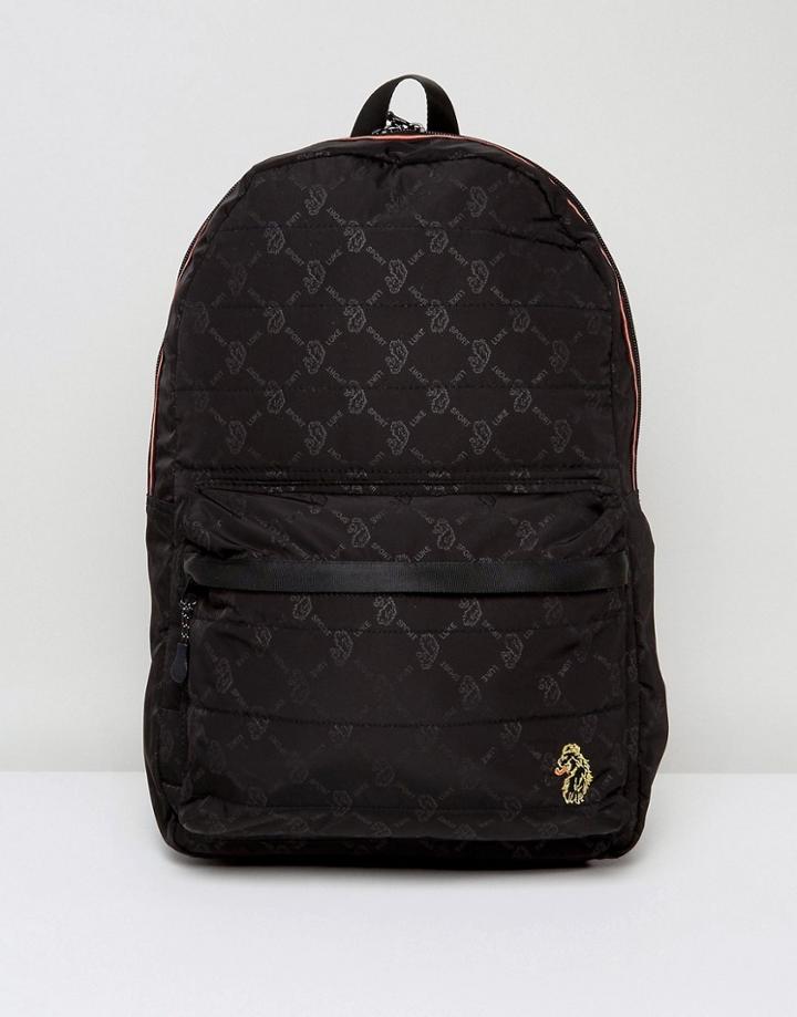 Luke 1977 Nylon Logo Backpack - Black