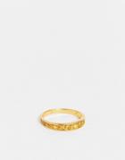 Bloom And Bay Star And Moon Gold Plated Ring