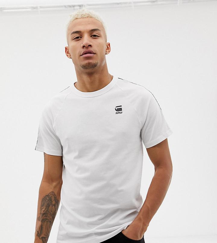 G-star Satur Raglan Taped T-shirt In White - White