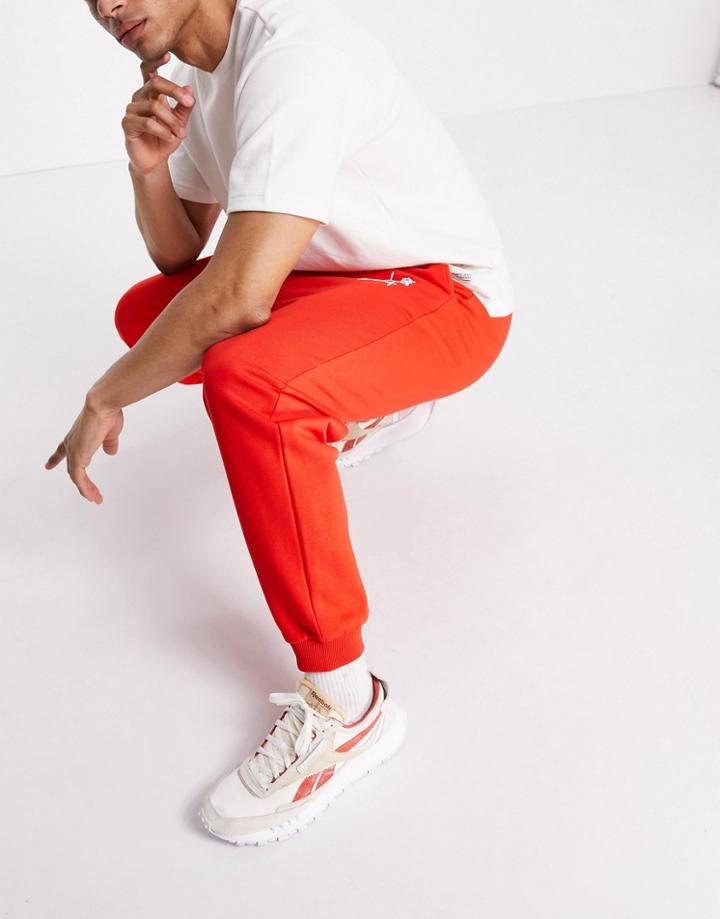 Asos Design Sweatpants With Death Row Records Print In Red - Part Of A Set