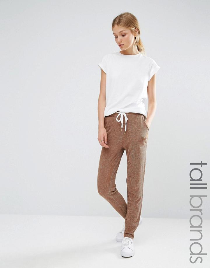 Vero Moda Tall Tie Front Joggers - Monks Robe