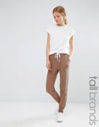 Vero Moda Tall Tie Front Joggers - Monks Robe