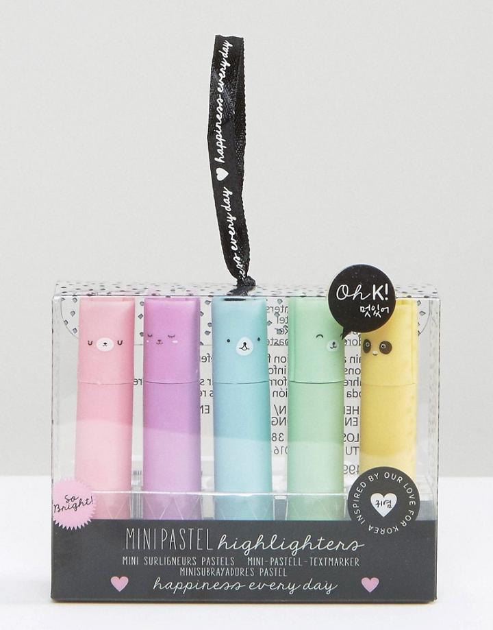 Npw Oh K! Mini Highlighters - Multi