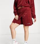 Puma Plus Cord Skirt In Red- Exclusive To Asos