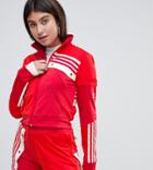 Adidas Originals X Danielle Cathari Deconstructed Track Top In Red - Red