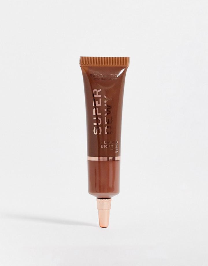 Revolution Superdewy Liquid Bronzer - Dark To Deep-multi
