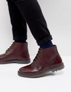 Kg By Kurt Geiger Lace Up Boots - Red