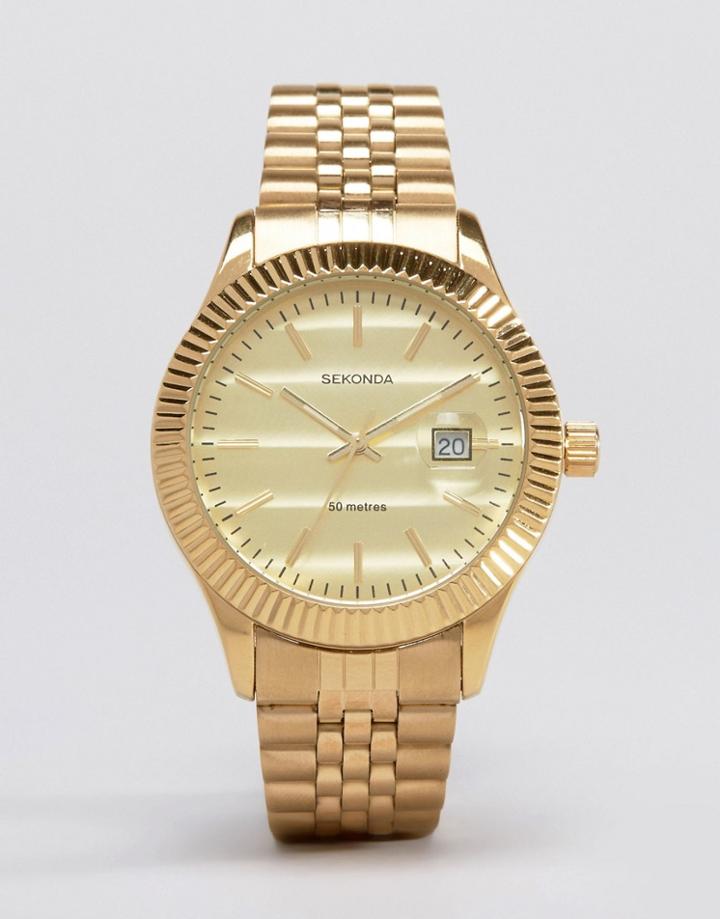 Sekonda Gold Bracelet Watch Exclusive To Asos - Gold