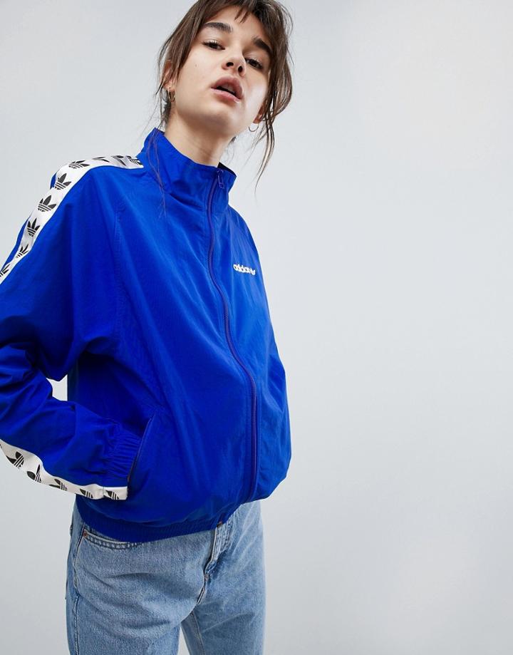 Adidas Originals Iconics Woven Taped Track Jacket - Blue
