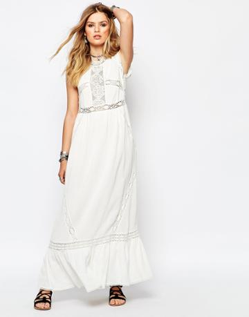 Gat Rimon Careless Maxi Dress In White - Blanc