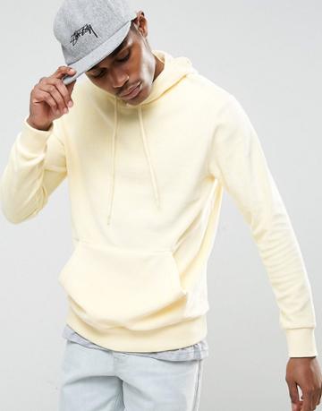 Antioch Towelling Hoodie - Yellow