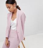 Asos Design Petite Tailored Forever Blazer - Pink