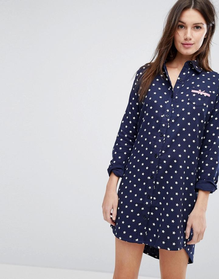 Esprit Star Print Night Shirt - Multi