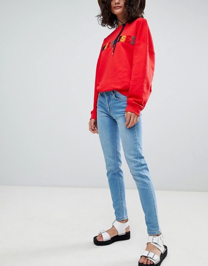 Uncivilised Core Skinny Jeans-blue