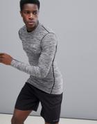Jack & Jones Core Performance Long Sleeve Base Layer T-shirt - Gray