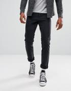 Dr Denim Clark Black Vintage Slim Jeans - Black