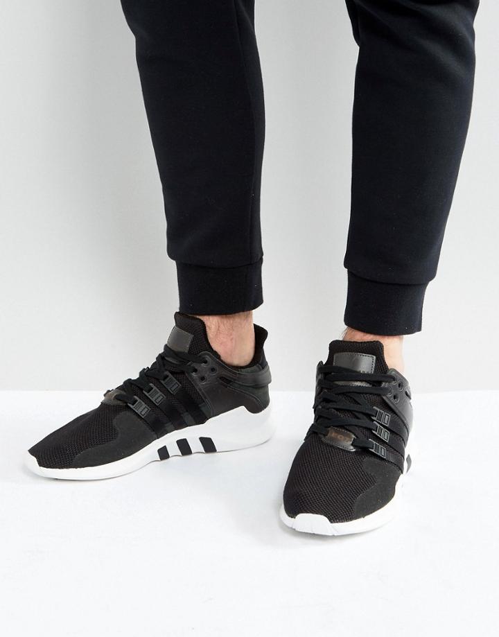 Adidas Originals Eqt Support Advance Sneakers In Black Bb1295 - Black