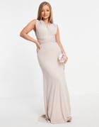 Tfnc Bridesmaid Multiway Maxi Dress In Pink