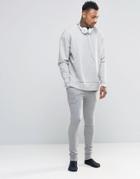 Asos Loungewear Super Skinny Joggers In Gray Marl - Gray