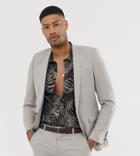 Twisted Tailor Tall Super Skinny Suit Jacket In Gray