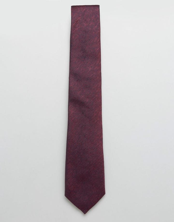 Ted Baker Tie Textured 7cm - Pink