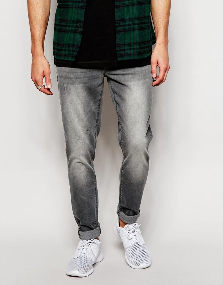 Systvm Skinny Jean Nickel Gray - Gray