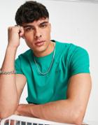 Hollister Tonal Icon Logo T-shirt In Green