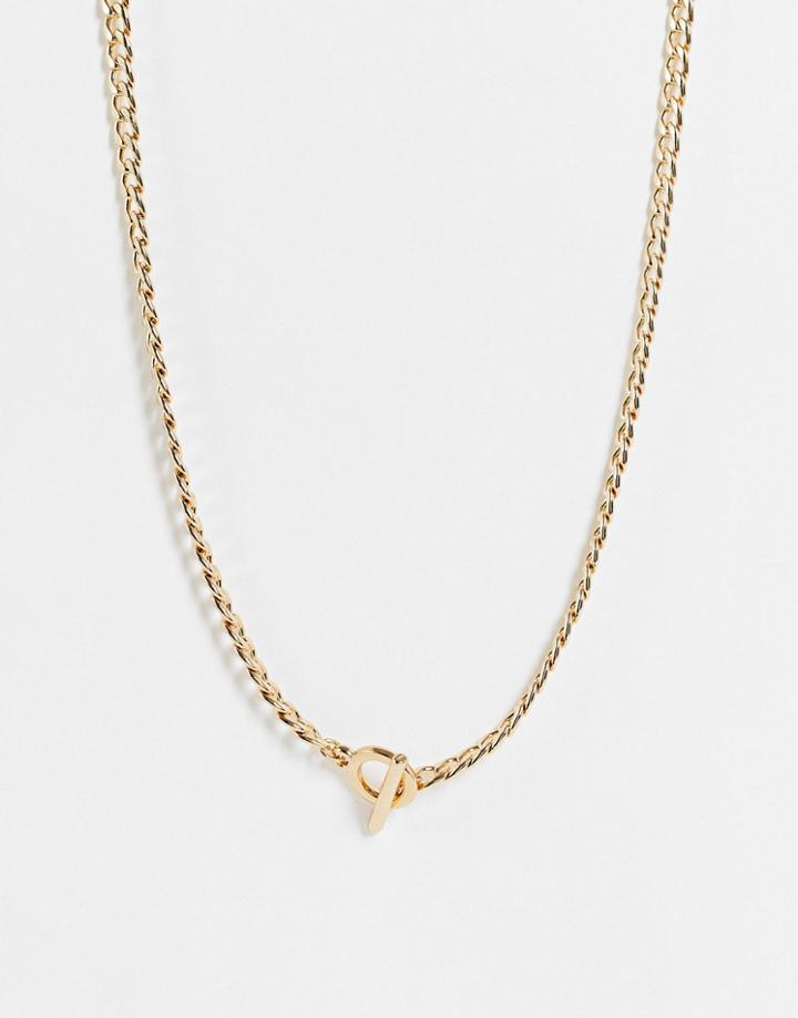Topman Gold Chunky Chain Necklace