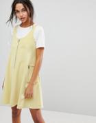 Max & Co Cord Zip Dress - Yellow