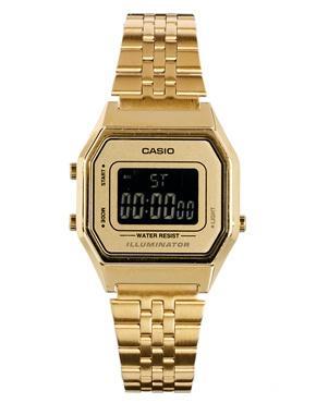 Casio La680wega Mini Digital Gold Watch - Gold