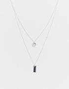 Weekday Necklace In Silver - Silver
