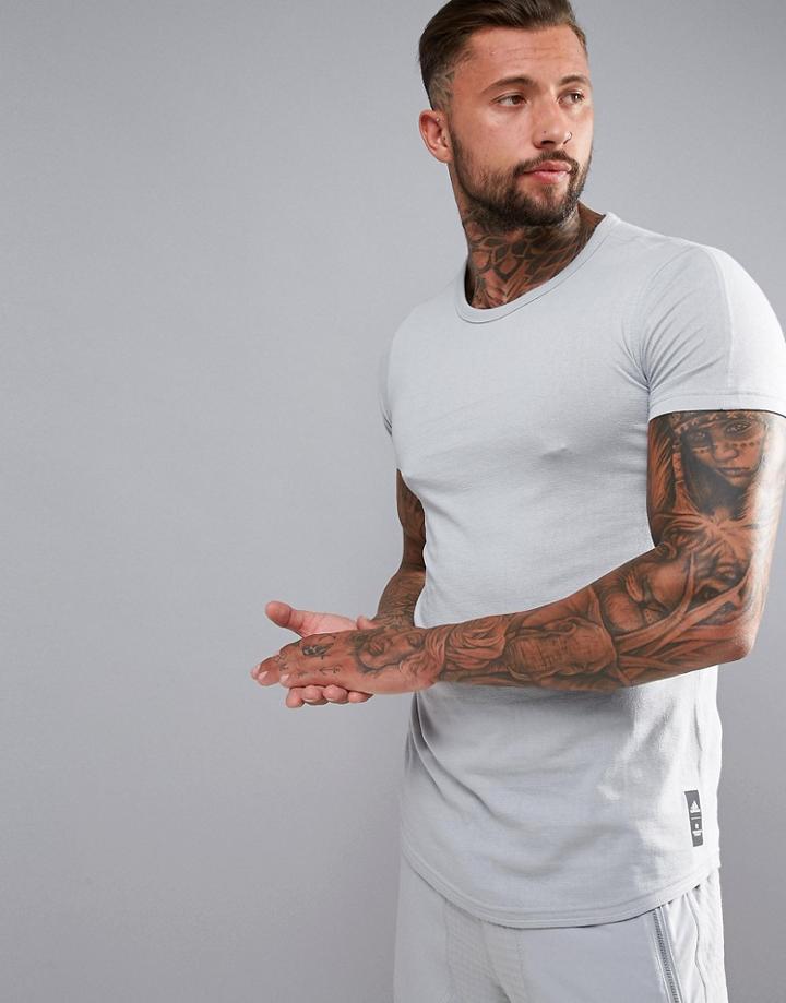 Adidas X Reigning Champ Jersey T-shirt In Stone Br3461 - Stone