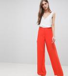 Y.a.s Tall Spot Wide Leg Pants - Red