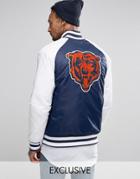 Majestic Chicago Bears Souvenir Jacket Exclusive To Asos - Navy