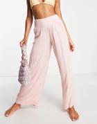 Vero Moda Beach Pants In Pink