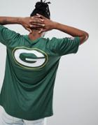 New Era Nfl Green Bay Packers Jersey T-shirt In Green - Green