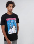 Asos Notorious Big Longline Band T-shirt - Black