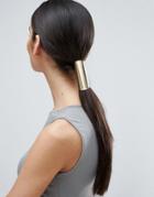 Asos Basic Smooth Hair Tie - Gold