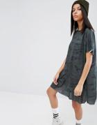 Asos Camo Slouch T-shirt Dress - Multi