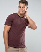 Troy Melange Ringer T-shirt - Black