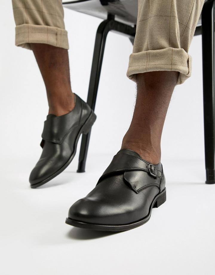 Zign Monk Shoes In Black - Black