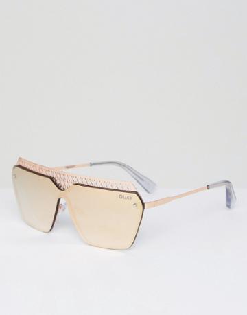 Quay Australia Hall Of Fame Sunglasses - Gold