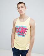 Only & Sons Tank With Graphic Print - Yellow