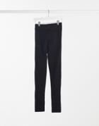 Topshop Ponte Leggings In Black