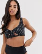 Savage X Fenty Logo Ribbed Jersey Crop Top In Heather Gray