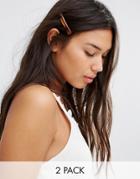 Johnny Loves Rosie Tortoise & Black Hair Slides - Multi