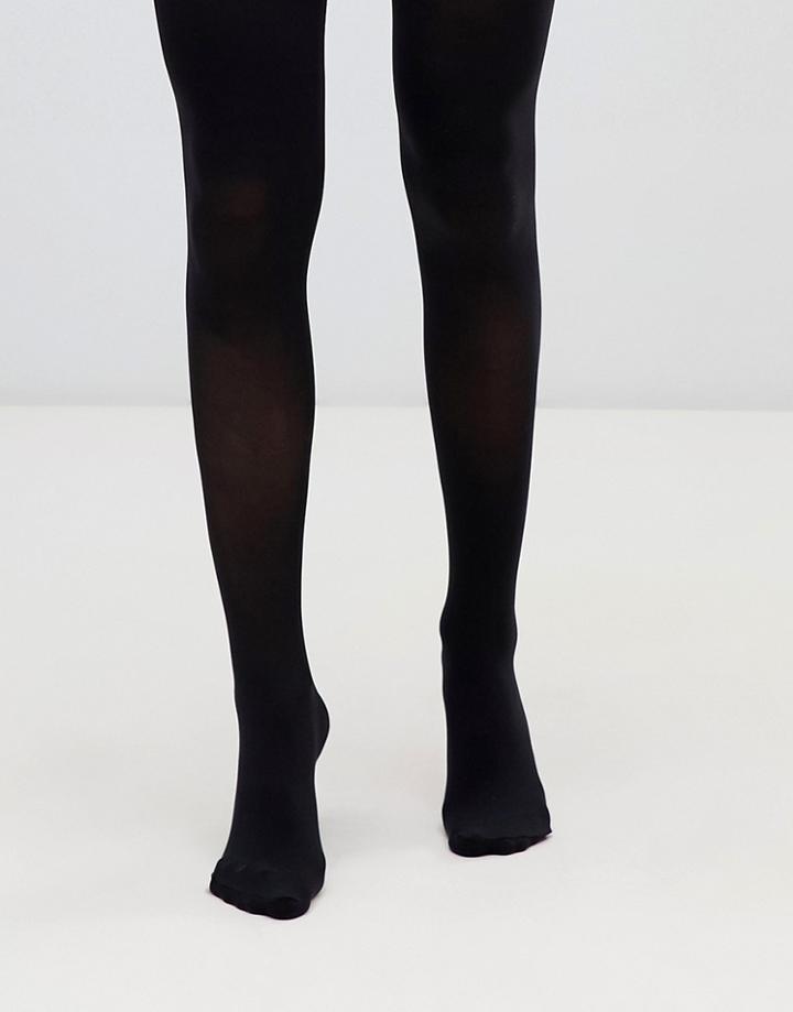 Jonathan Aston 40 Denier 2 Pack Opaque Tights In Black