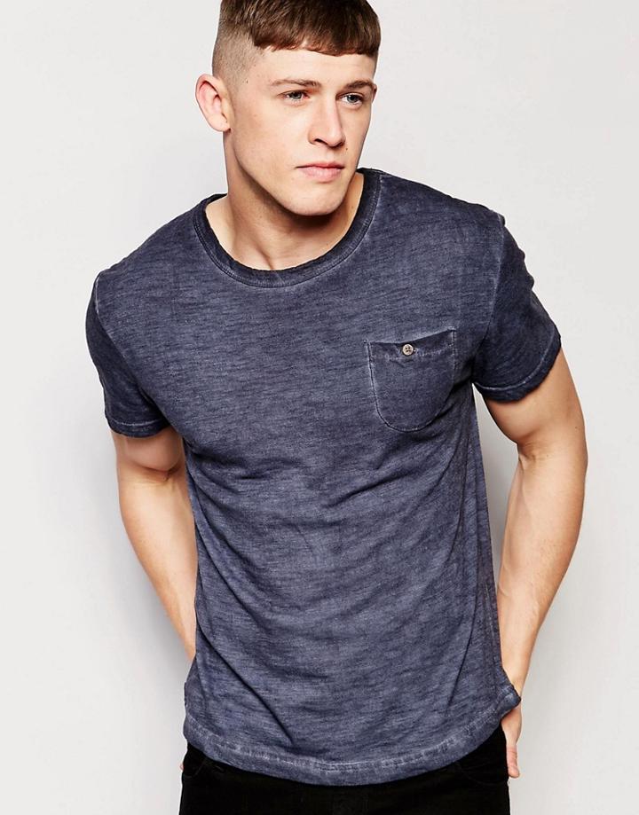 Bellfield Pocket T-shirt - Navy